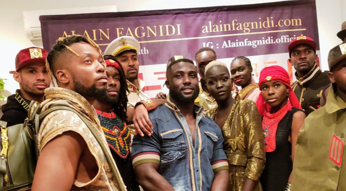African Luxury Designer Alain Fagnidi Debuts 'The Vanquisher's Collection' in NYC