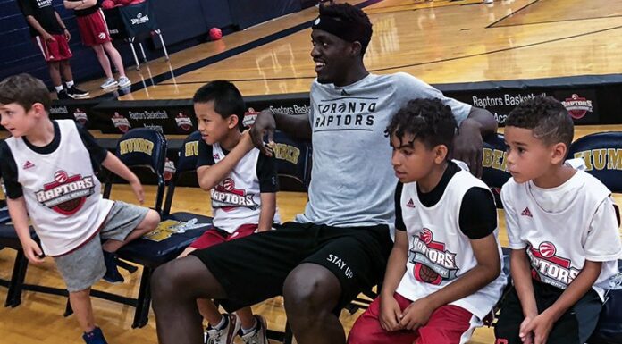 Raptors Players Embraced The Youth During An NBA Cares Project