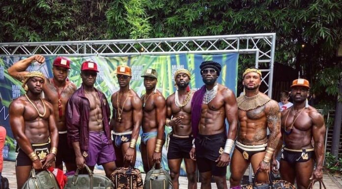 African Luxury Designer Heats Up the Runway With All Black Models at Miami Swim Week
