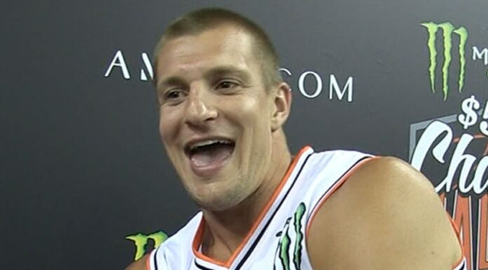 Rob Gronkowski Enjoying His Retirement