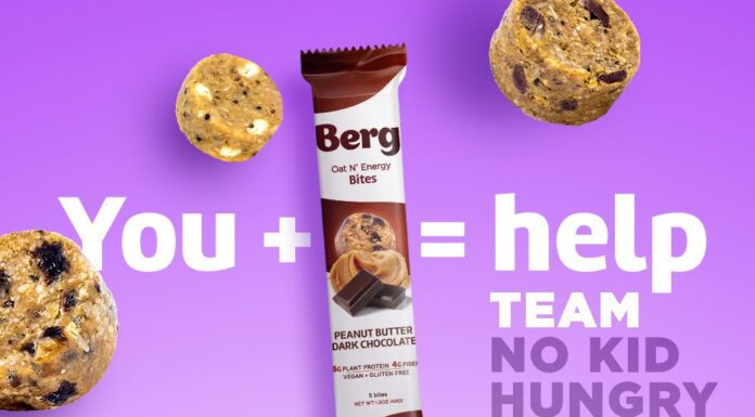 Nutritional Snack Company Berg Bites Plans to Donate 100% of Profits to No Kid Hungry
