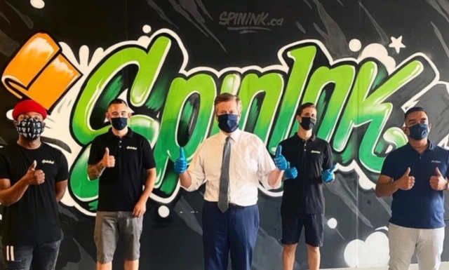 SPIN INK Donates Over 175,00 Masks to Frontline Workers in Toronto