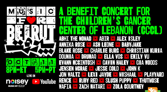 Music For Beirut & Noisey Announce Virtual Benefit Concert