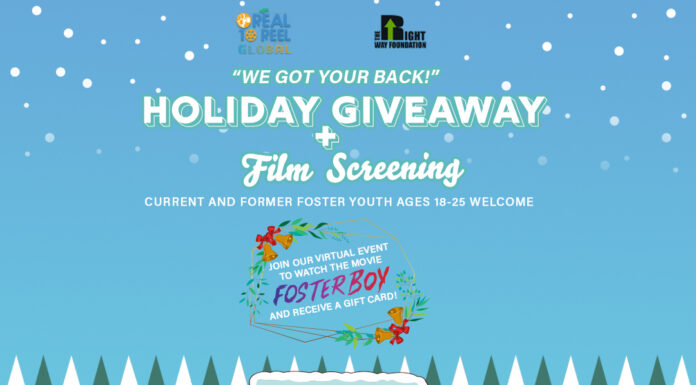 Real To Reel Global Annual Holiday Giveaway & Private Film Screening To Support Foster Youth