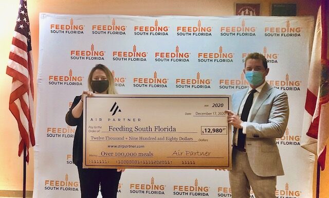 Air Partner Donation Will Feed Over 100,000