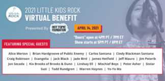 “Little Kids Rock Annual Benefit” Featured Musical Luminaries and Special Guests for Virtual Program