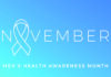 November is Men’s Health Awareness Month