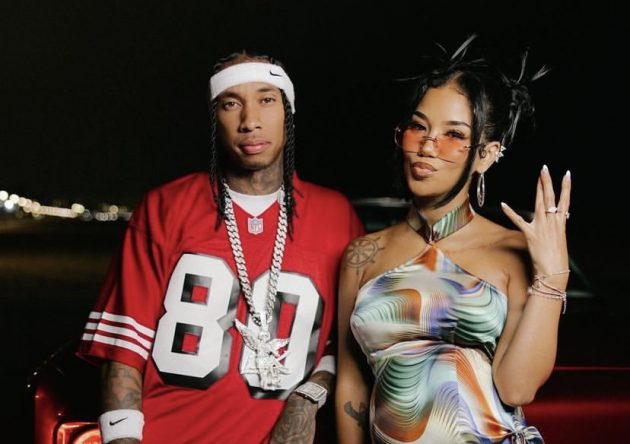 Tyga and Jhené Aiko in Music Video for "Sunshine"