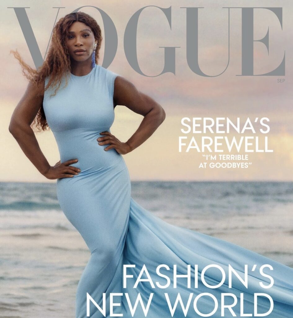 Serena Williams on the cover of Vogue