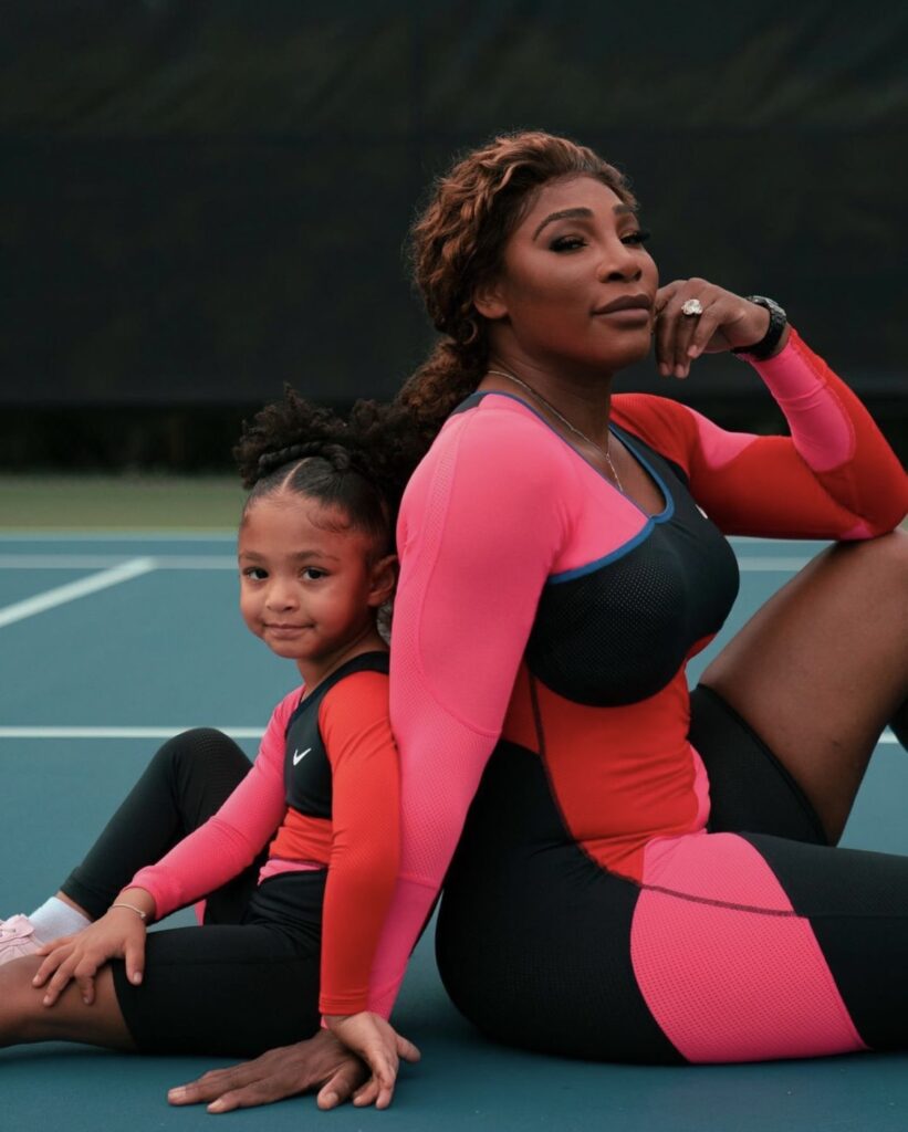 Serena Williams with her daughter Alexis Olympia Ohanian Jr