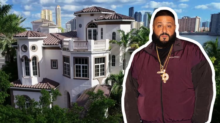 DJ Khaled is a sneakerhead & his sneaker collection at his Miami