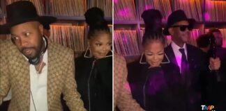 Janet Jackson Jumps In the DJ Booth Celebrating Jimmy Jam and Terry Lewis