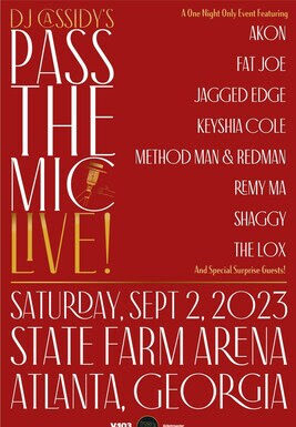 DJ Cassidy Hosts “Pass The Mic LIVE” in Atlanta, Georgia DJ Cassidy