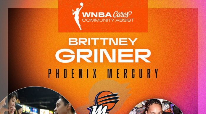 Brittney Griner Receives WNBA Cares Community Assist Award WNBA