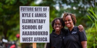 Tanya James Opens School in West Africa