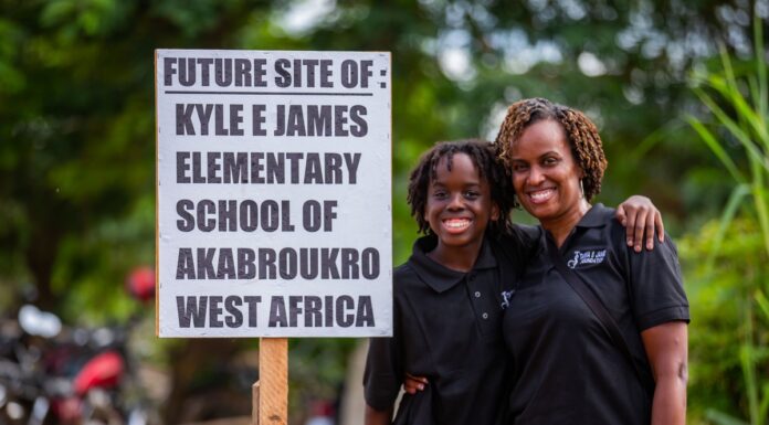 Tanya James Opens School in West Africa