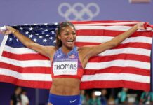 Golden Glory: Gabby Thomas Races to First Olympic Gold in the Women’s 200m