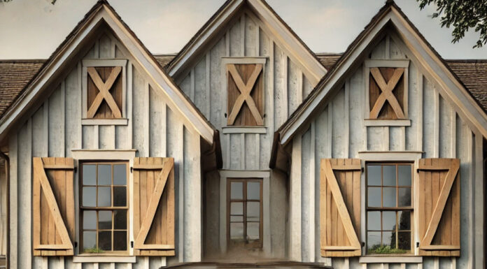 Crafting Timeless Elegance: The Versatility and Appeal of Z-Batten Farmhouse Shutters