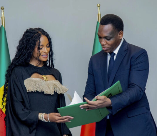 Ciara Honored with Beninese Citizenship During Emotional Ceremony