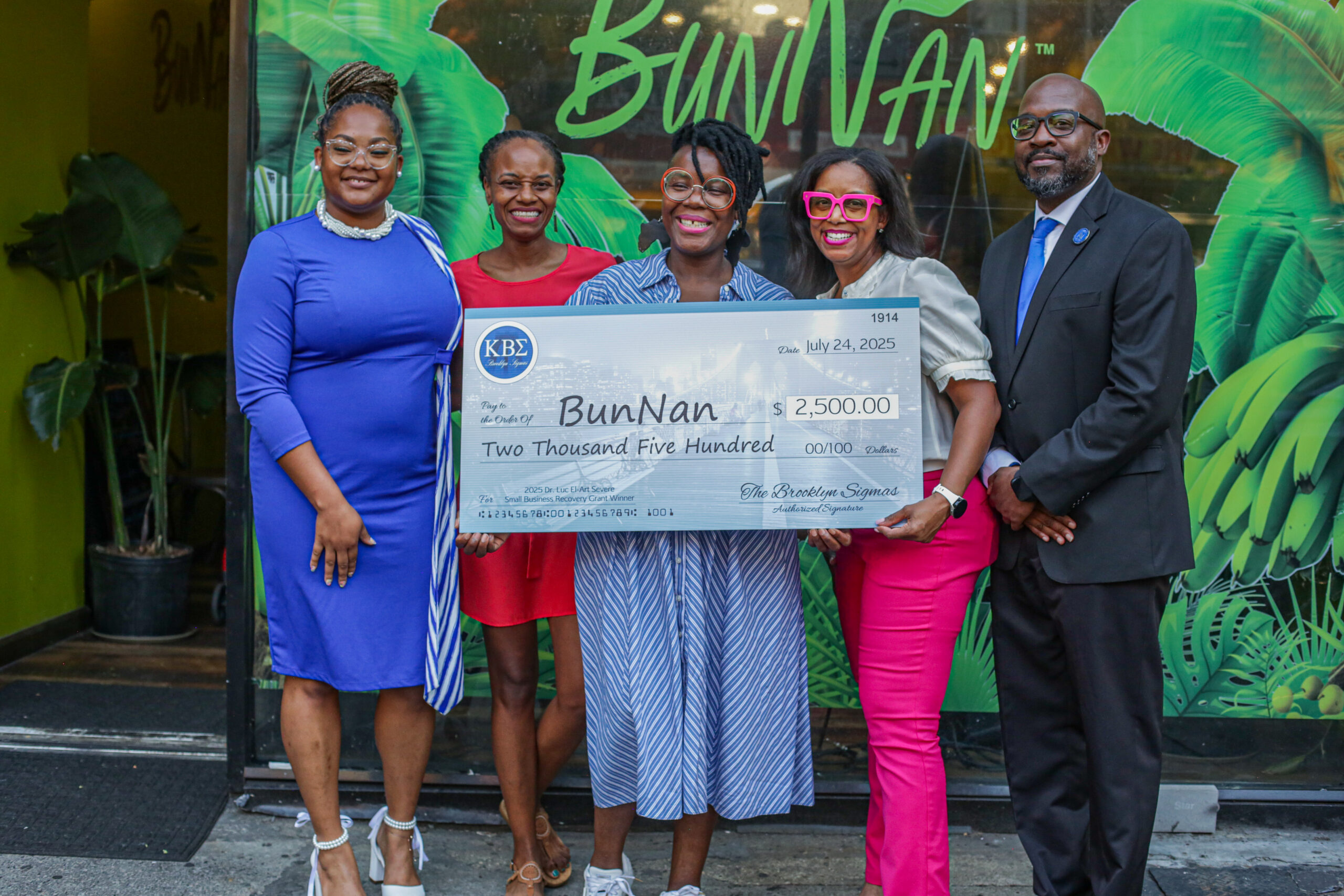 Brooklyn Sigmas Hosted the Small Business Grant Celebration & Press Conference