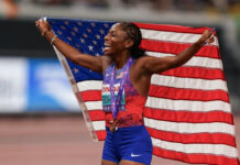 Melissa Jefferson-Wooden Sprints Into History as World Champion of the 100M