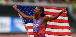 Melissa Jefferson-Wooden Sprints Into History as World Champion of the 100M