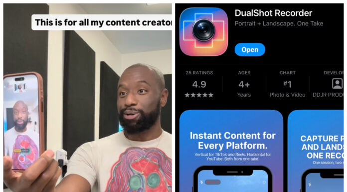 Derrick Downey Jr.’s DualShot Recorder Is Changing the Game for Content Creators